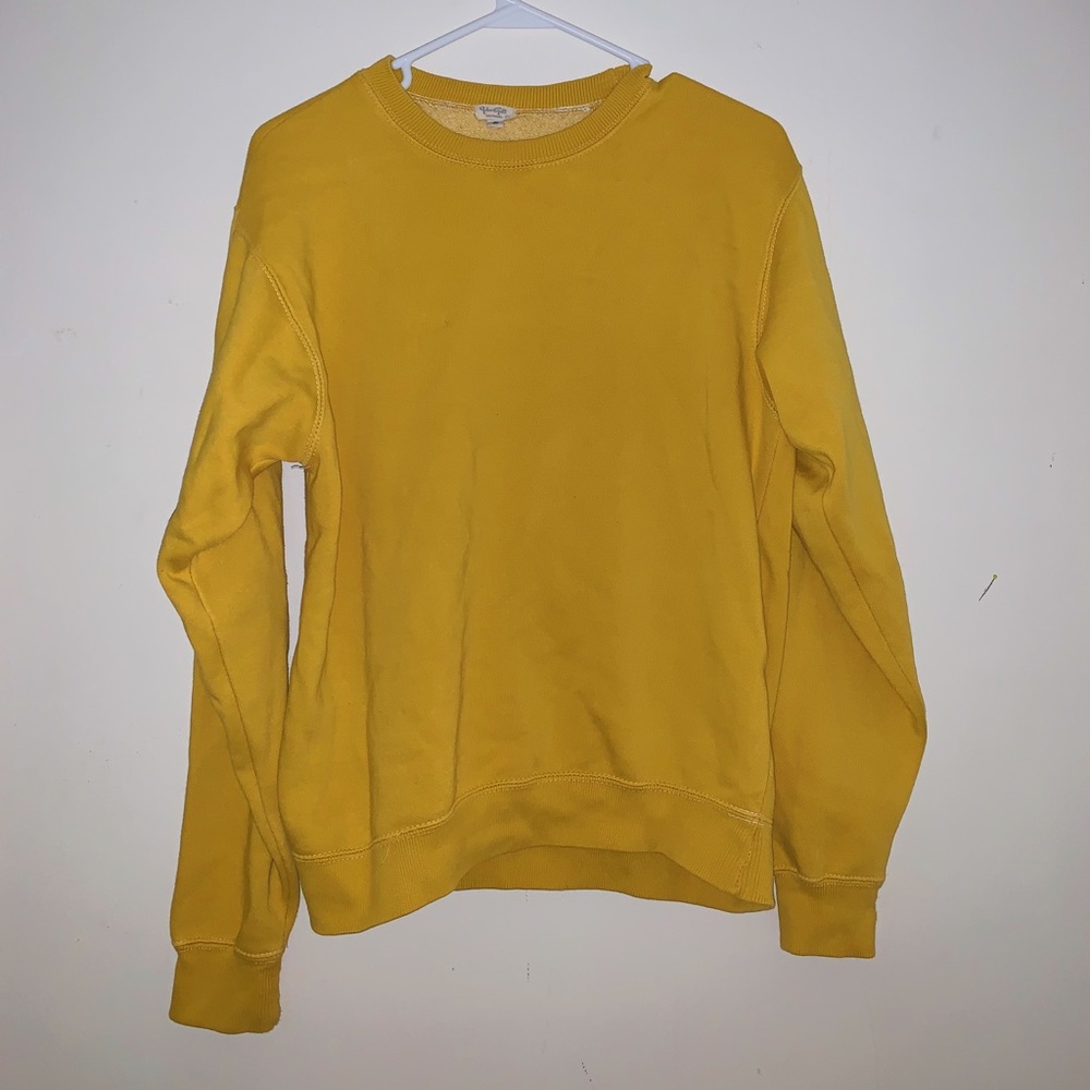 Yellow brandy Melville sweatshirt